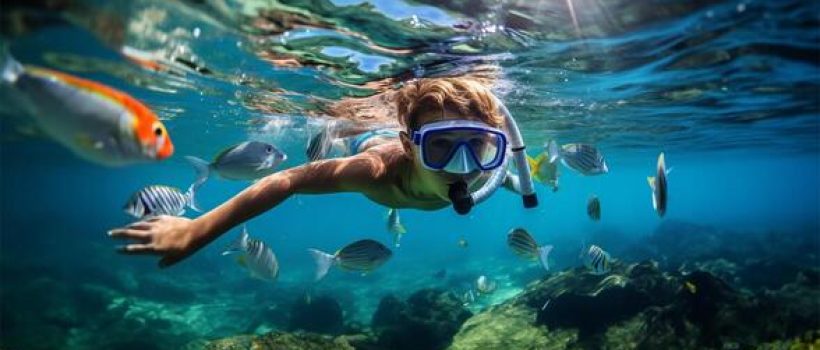 Snorkeling-Island-Dog